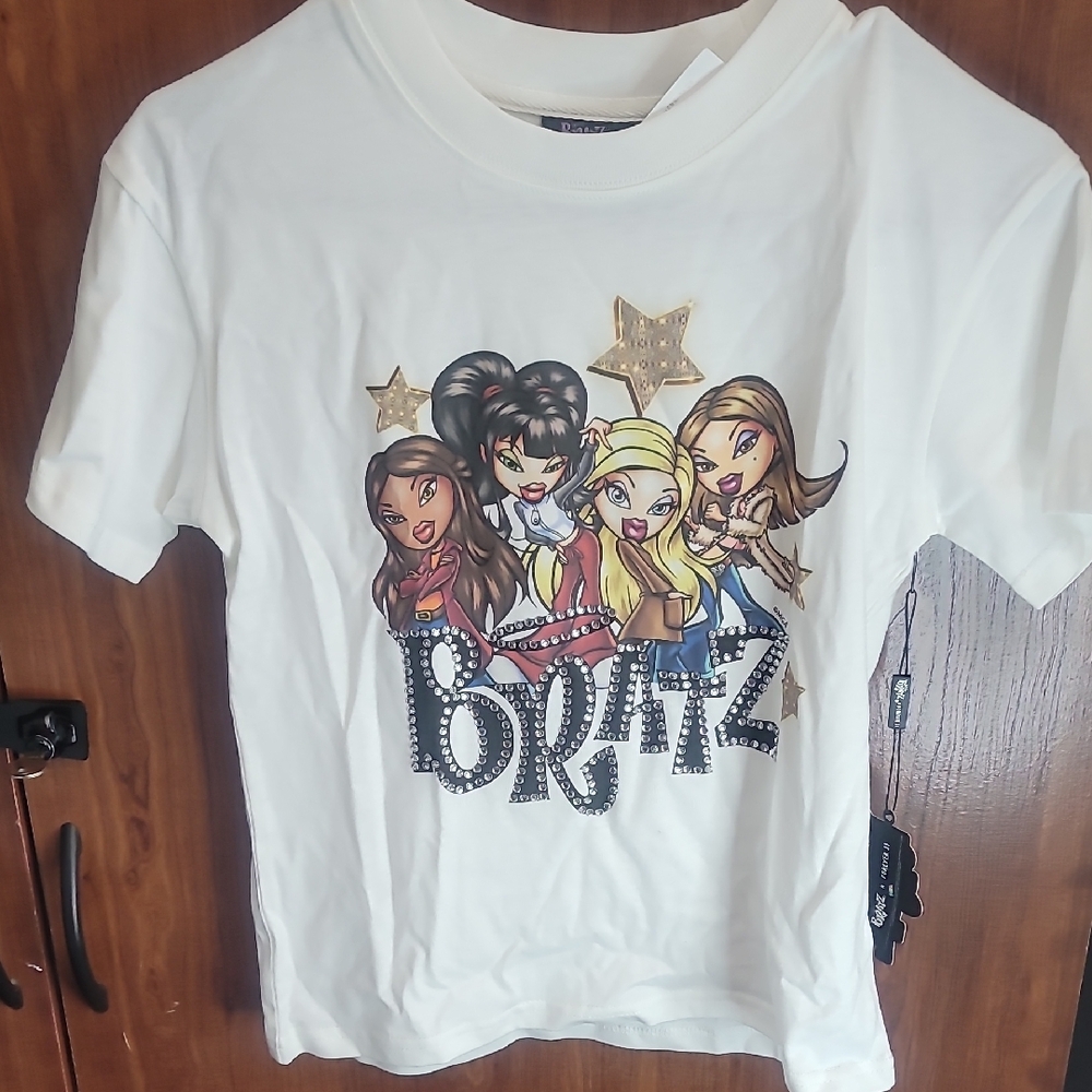 Kids White Graphic T-Shirt